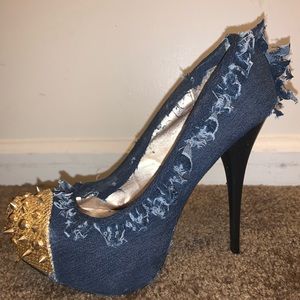 Denim Heel